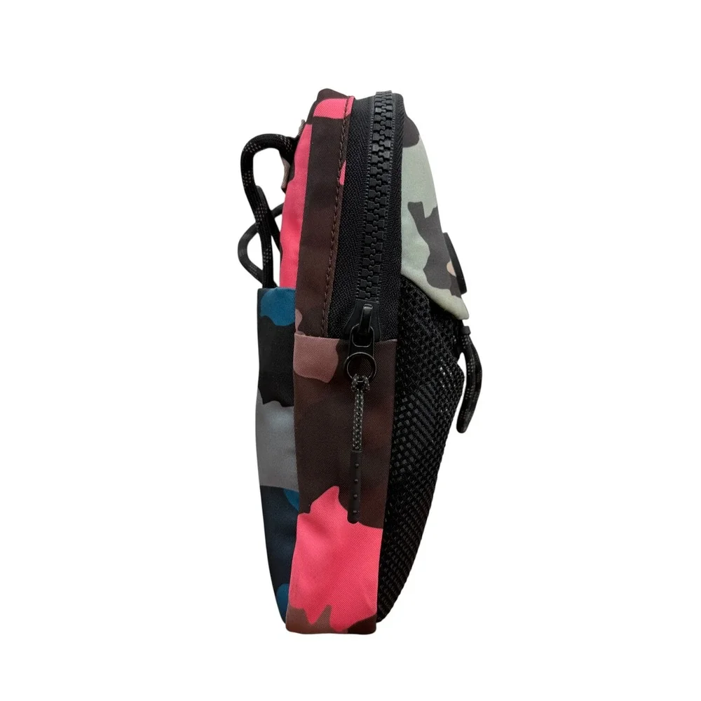 Lululemon Camo Bring It On Crossbody Bag Womens SZ S Camo Pink Gray Black Travel